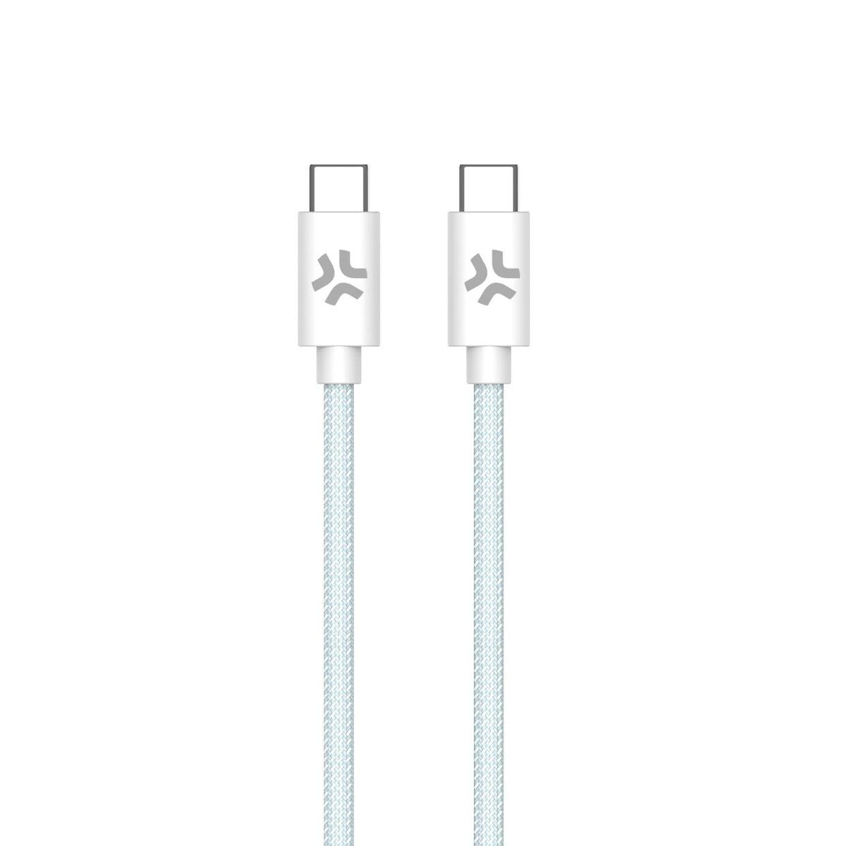 Celly USBCUSBCCOTTLB USB-C Cable Blue 1.5 m