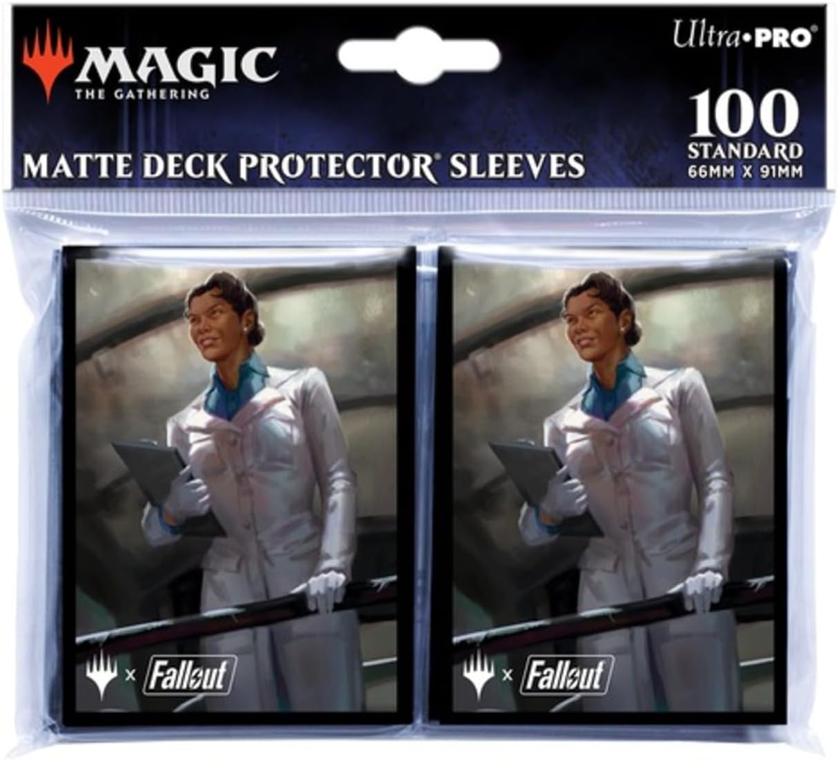 Ultra PRO - Fallout 100ct Deck Protector® Sleeves - Dr. Madison Li - for Magic: The Gathering, Exclusive Protective Collectible Trading Card Game Artwork Sleeves Pack