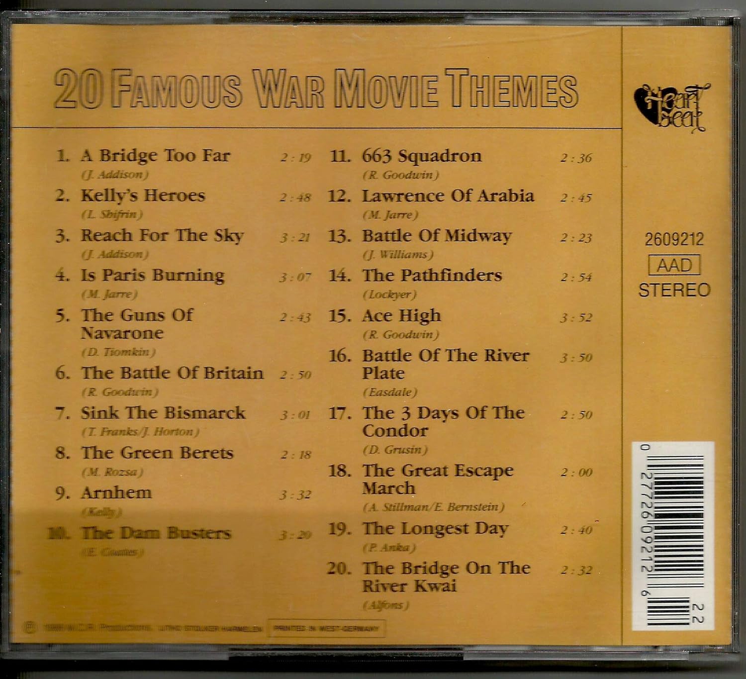v/a - 20 Famous War Movie Themes