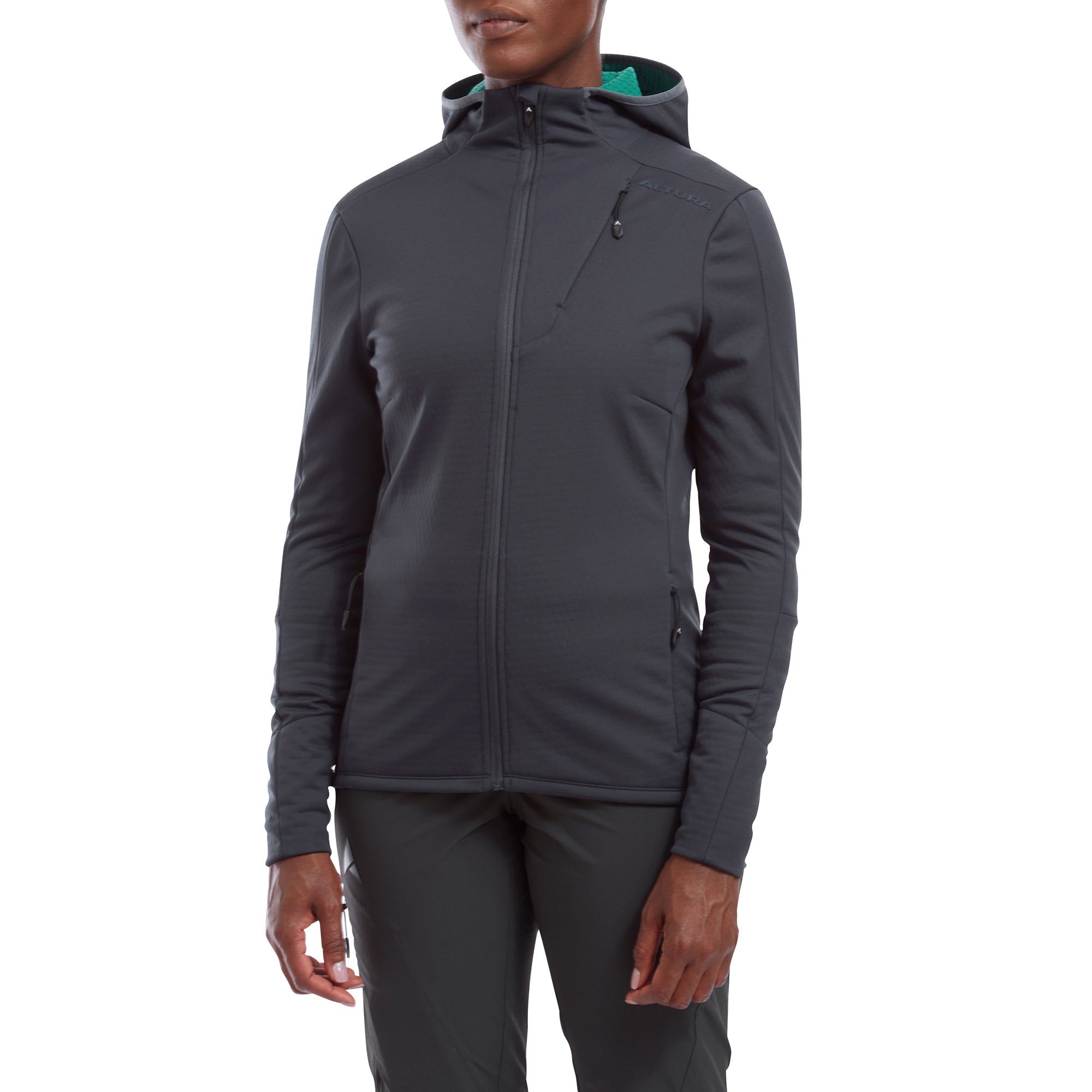 Altura Cave Women's Softshell Cycling Hoodie 2021 Navy 10