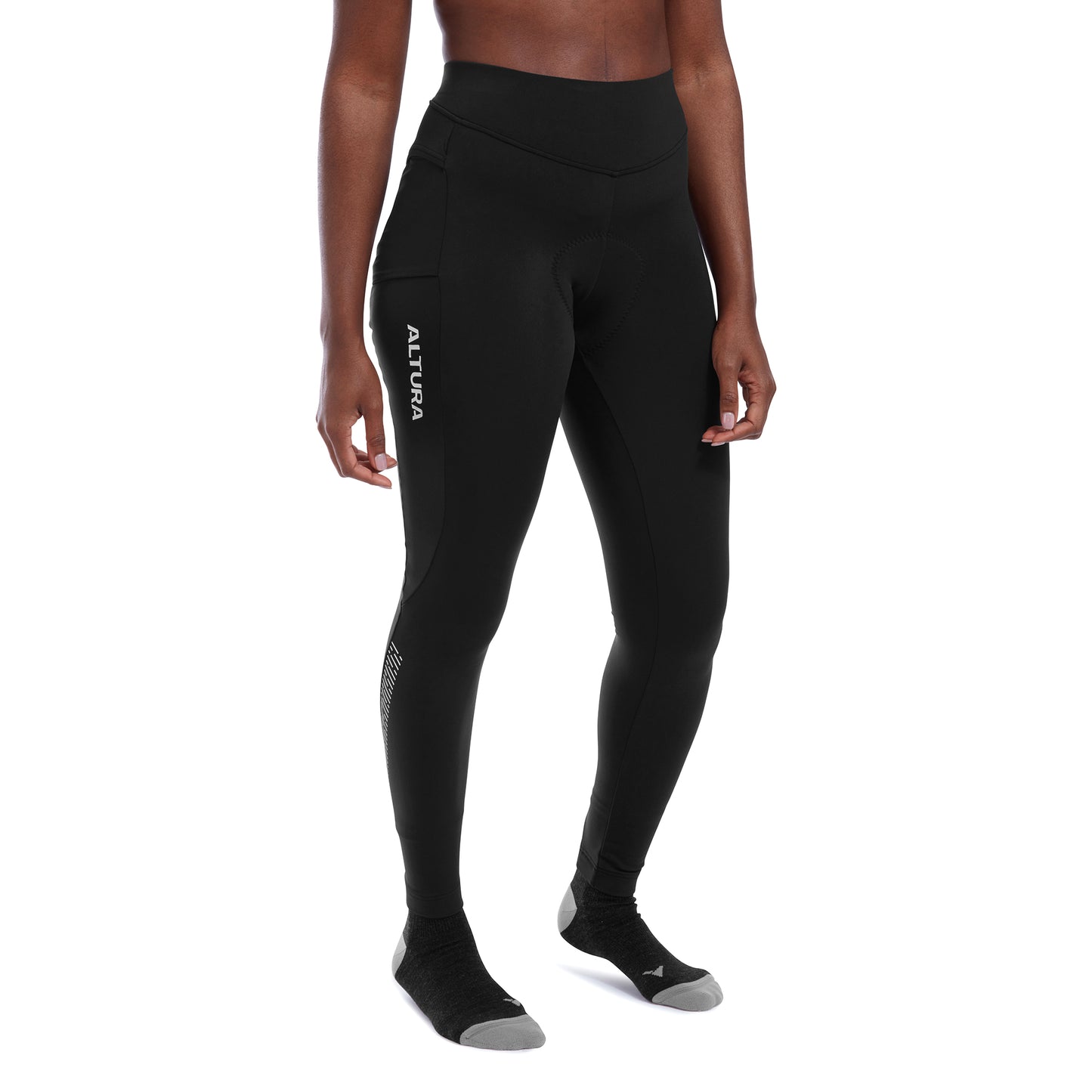 Altura Progel Plus Women's Cycling Waist Tights 2021 Black 8