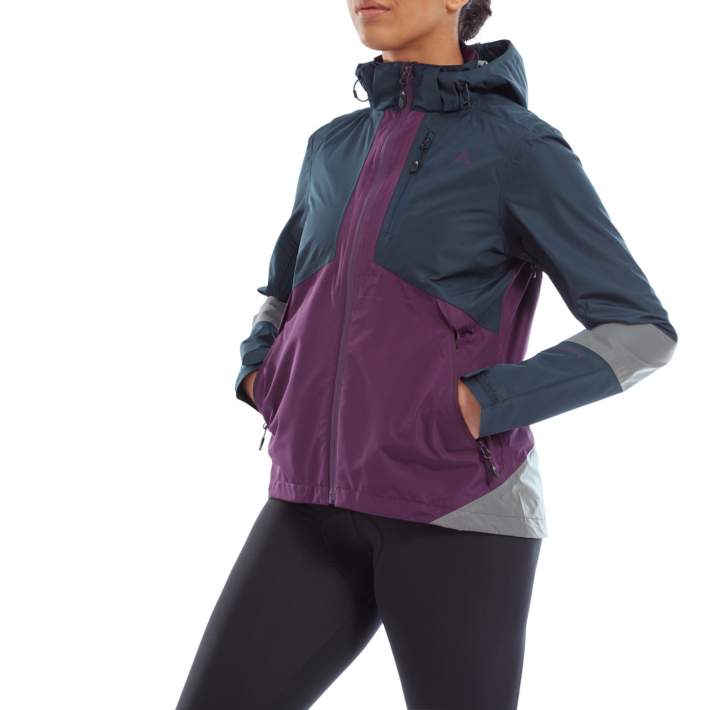 Altura Nightvision Typhoon Women's Waterproof Jacket 2022 Navy/Purple 8