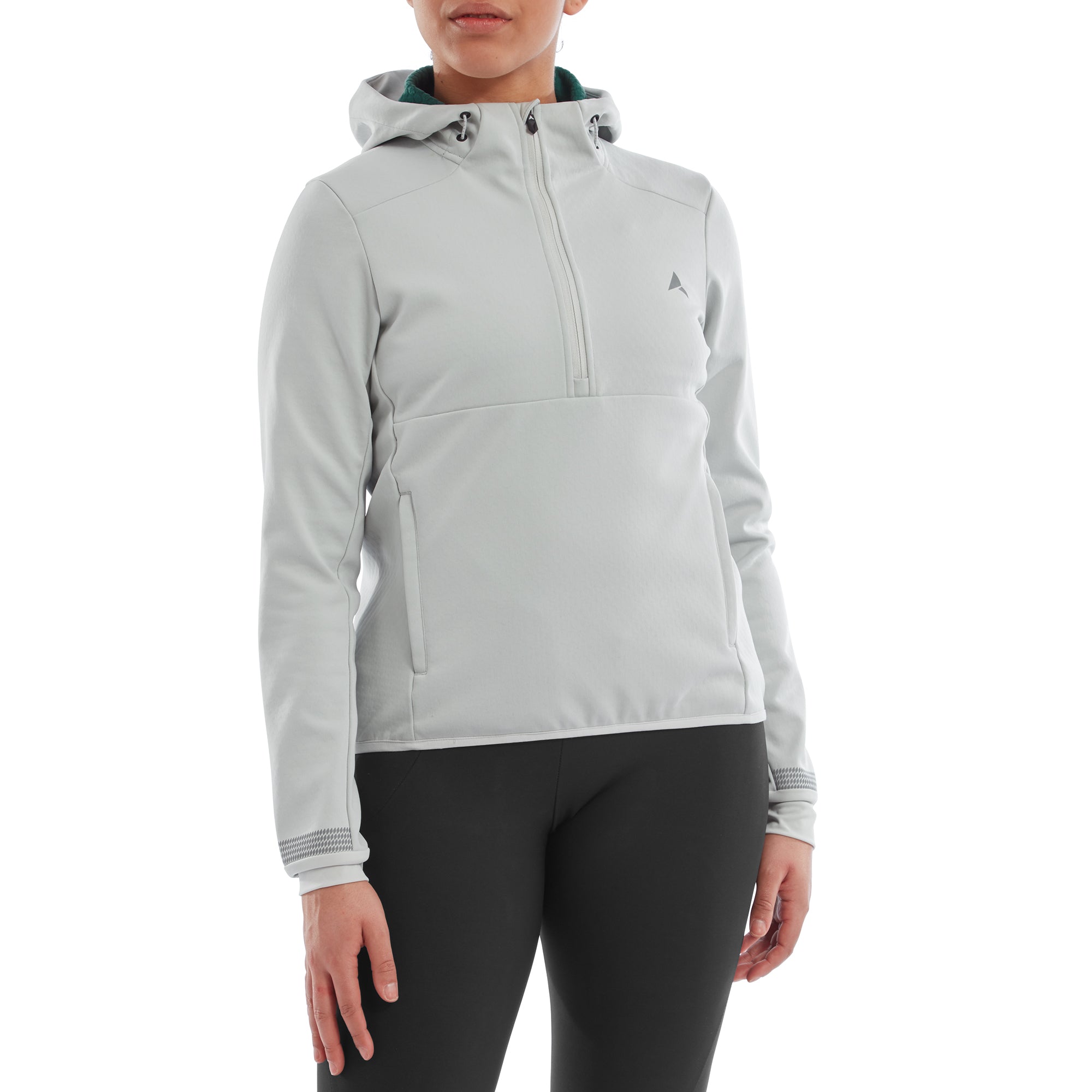 Altura Grid Women's Half Zip Softshell Hoodie 2022 Light Grey 14