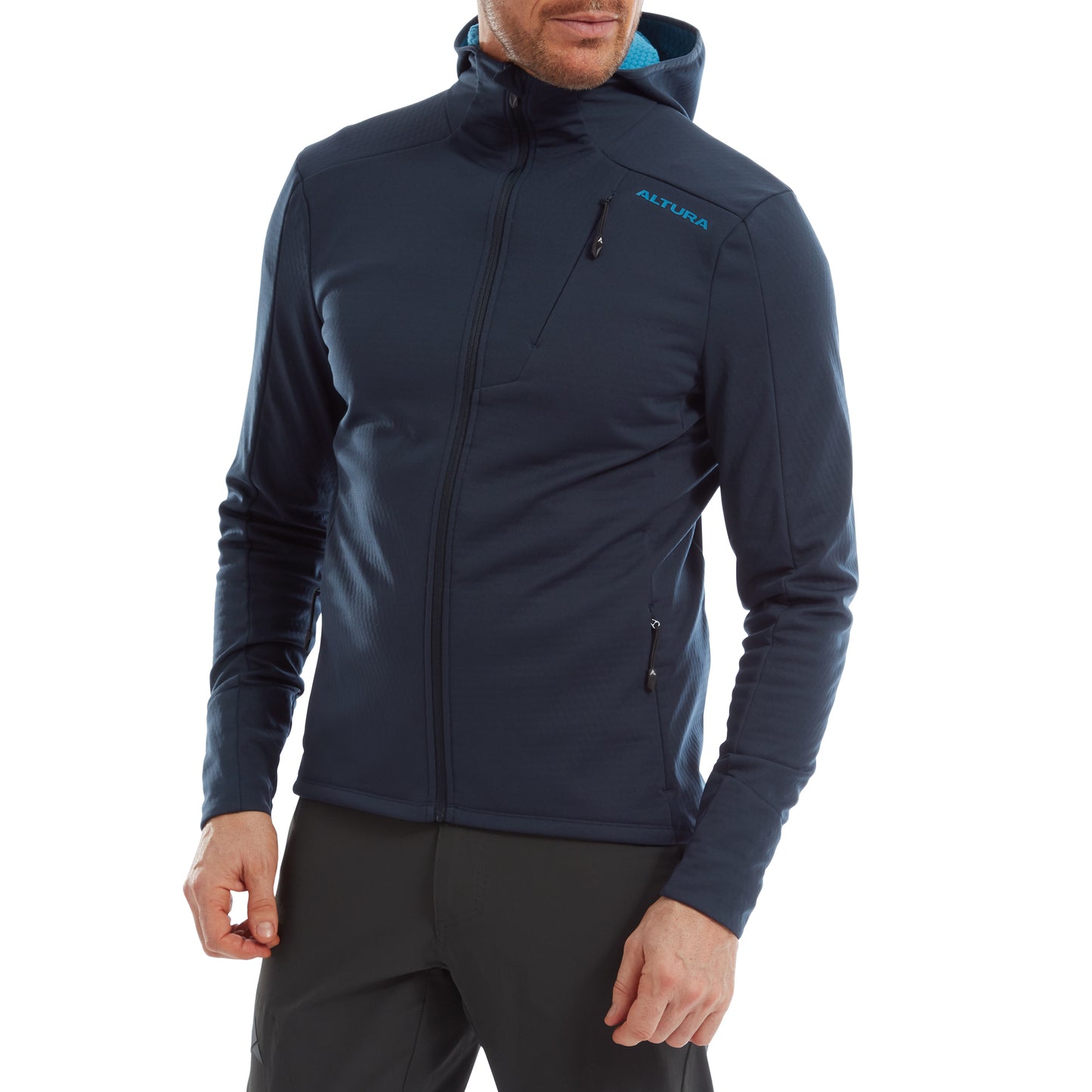 Altura Cave Men's Softshell Cycling Hoodie 2022 Navy/Blue M