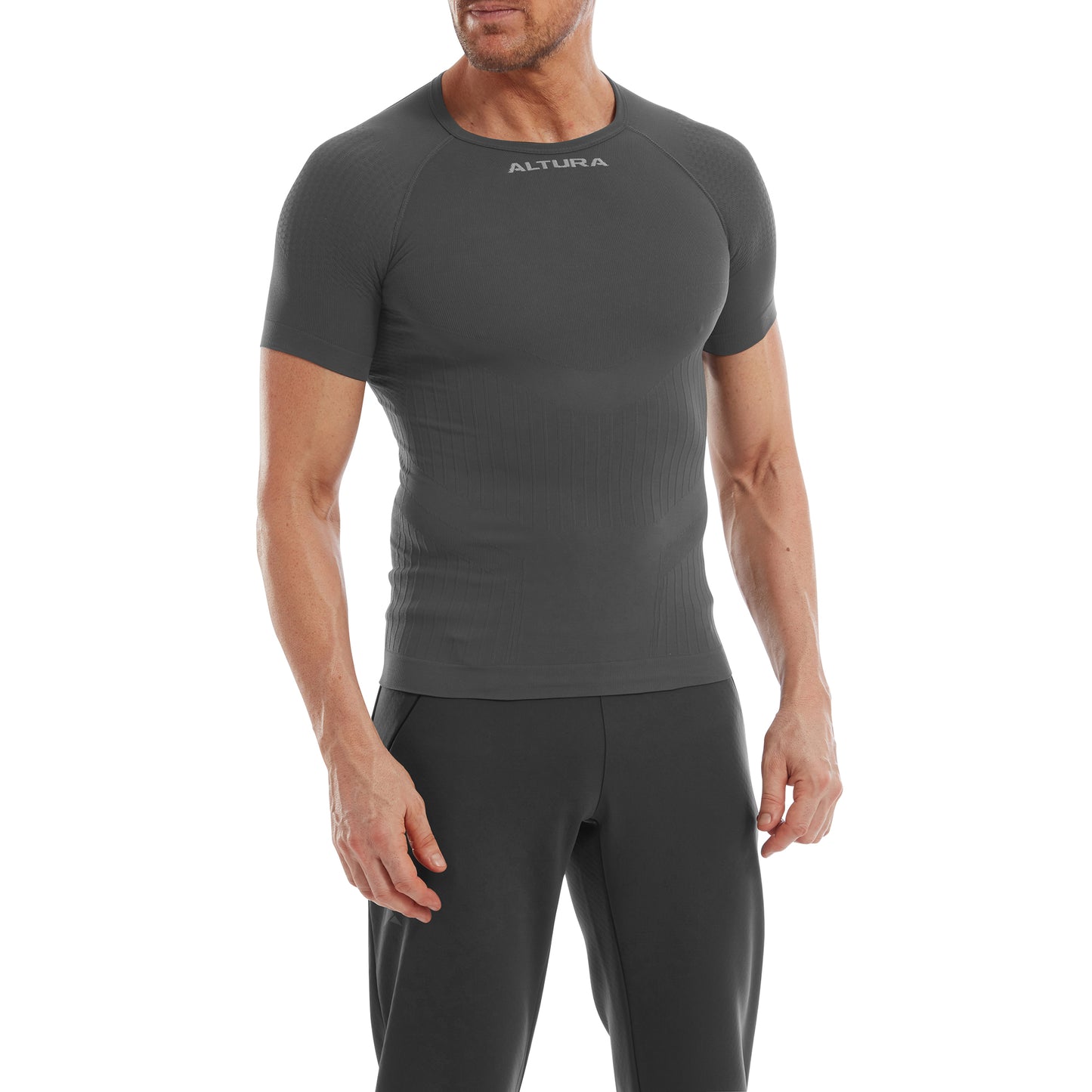 Altura Tempo Seamless Short Sleeve Baselayer 2022 Charcoal XL/2XL