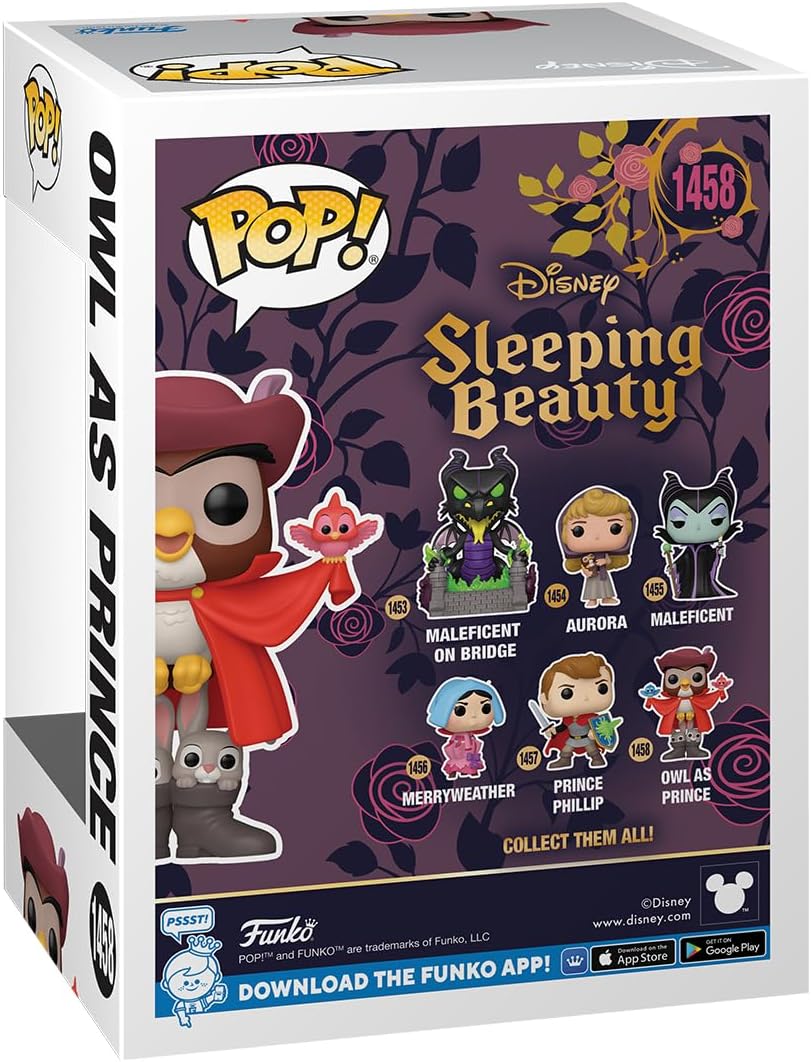 Funko POP! Disney: Sleeping Beauty 65th Anniversary - Owl As Prince - Collectable Vinyl Figure - Gift Idea - Official Merchandise - Toys for Kids & Adults - Movies Fans - Model Figure for Collectors