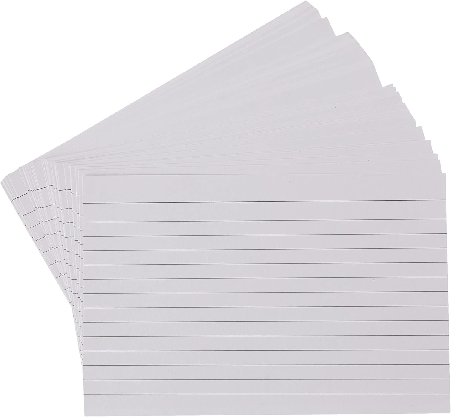 Q-Connect Record Card 152x102mm Ruled Feint White (100 Pack