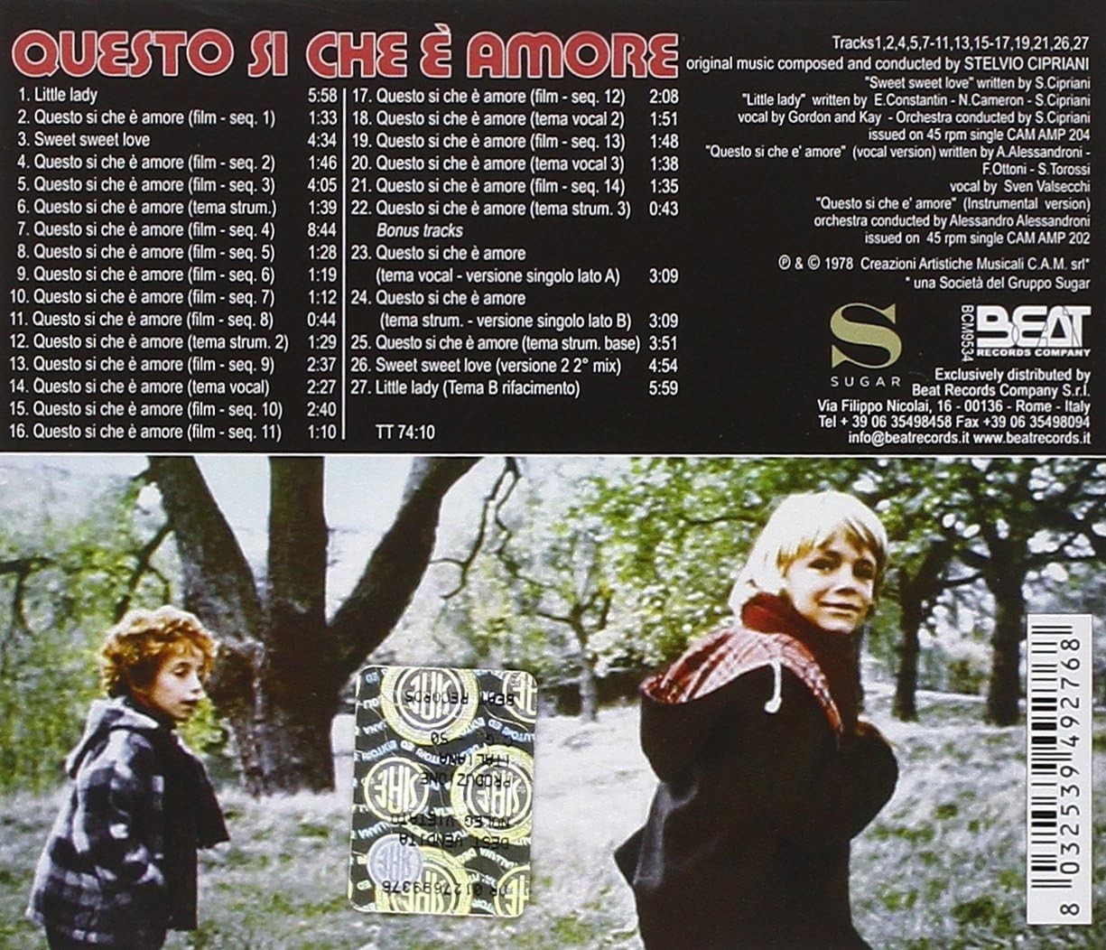 Questo Si Che È Amore Last Touch of Love Soundtrack