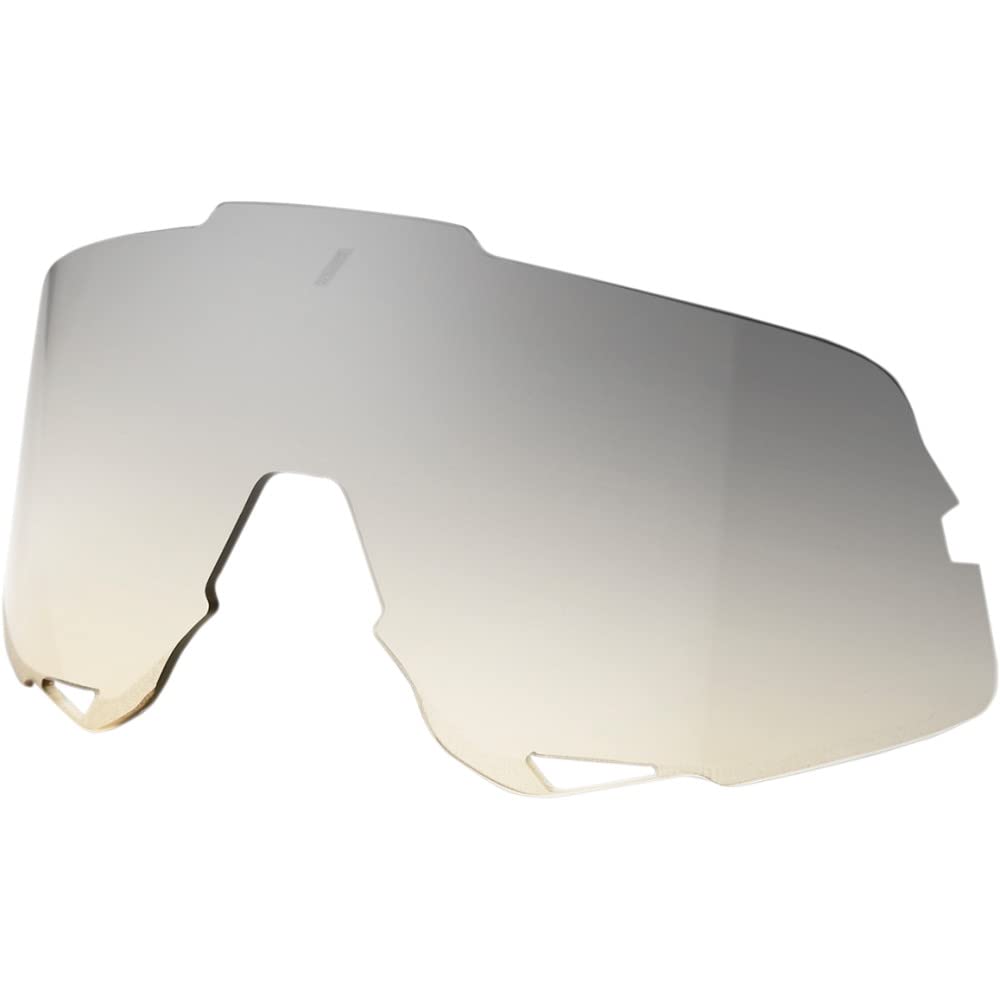 100% Glendale Sport Performance Sonnenbrille – Ersatzgläser Low-Light Gelb Silber Spiegel