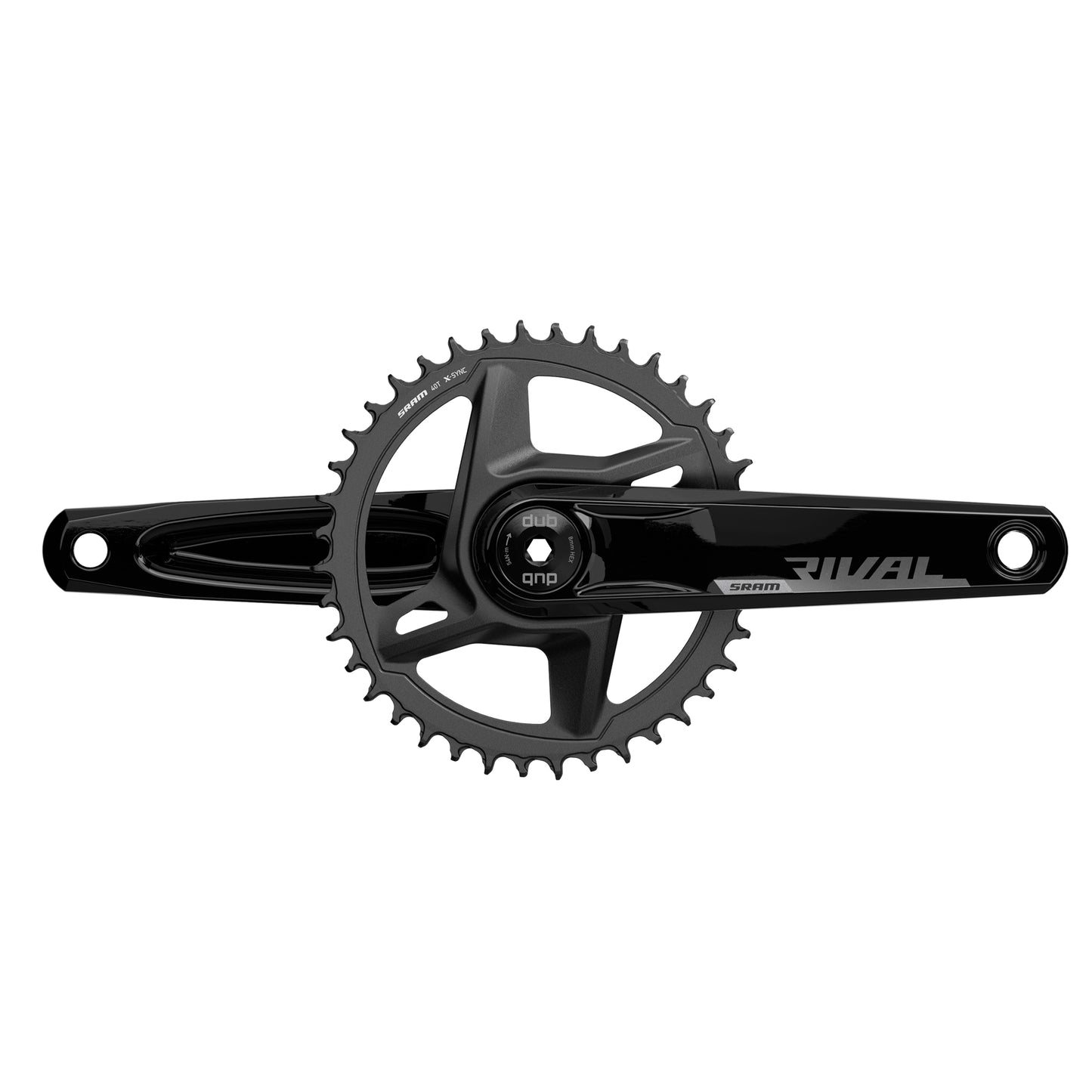SRAM Rival Axs Crankset 1X D1 Dub Wide (BB Not Included) Black 175mm 46T