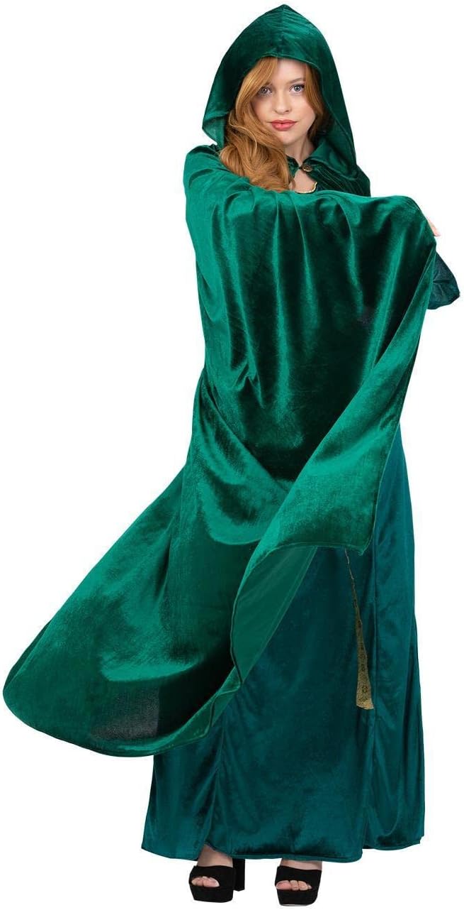 Adult Emerald Green Deluxe Cloak