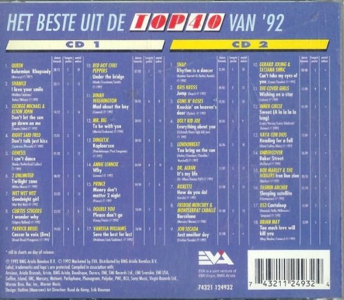 Het Beste Uit De Top 40 Van '92