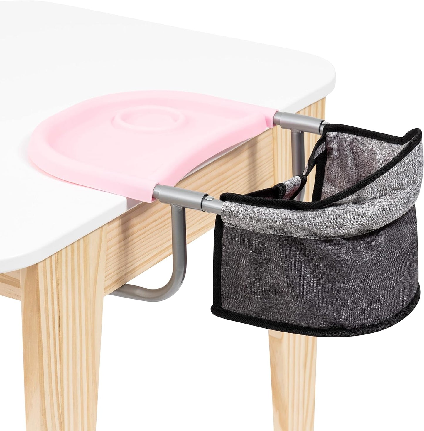 Bayer Design 65833AA Tafelstoel, poppen kinderstoel, jeans-grijs vlinder
