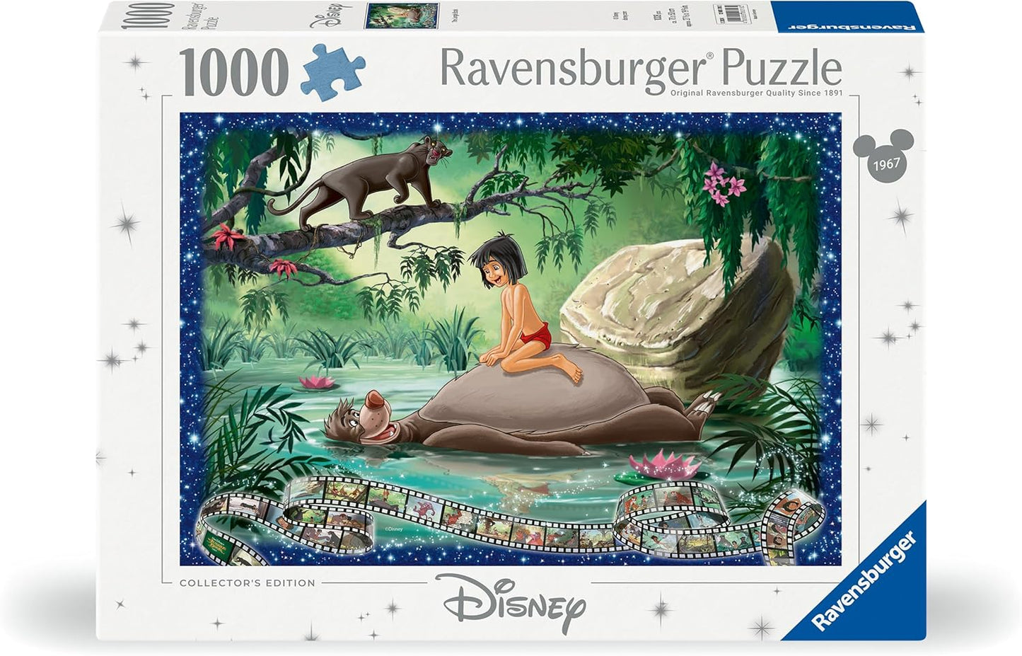 Ravensburger Disney Collector's Edition Jungle Book 1000 Piece Jigsaw Puzzle for Adults - Every Piece is Unique, Softclick Technology Means Pieces Fit Together Perfectly