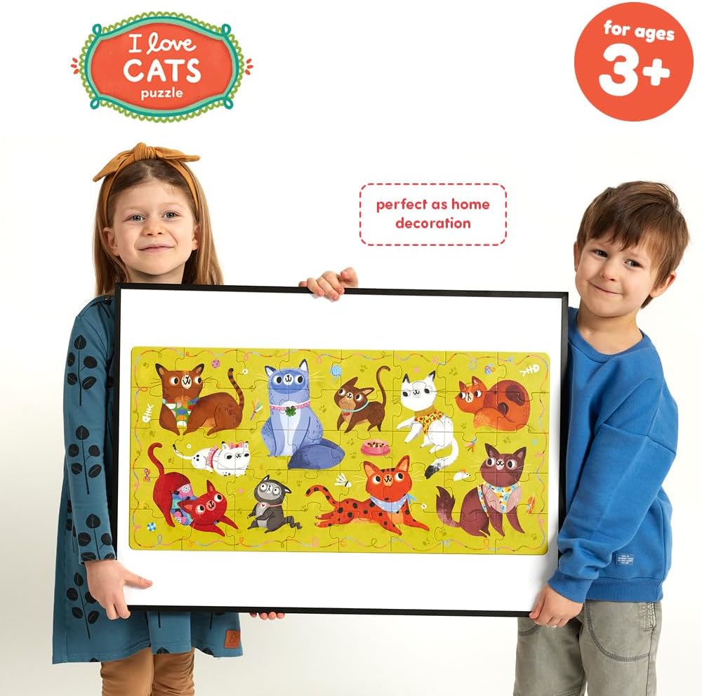 Banana Panda 49288 Bodenpuzzle, Mehrfarbig, 26" x 12.6"