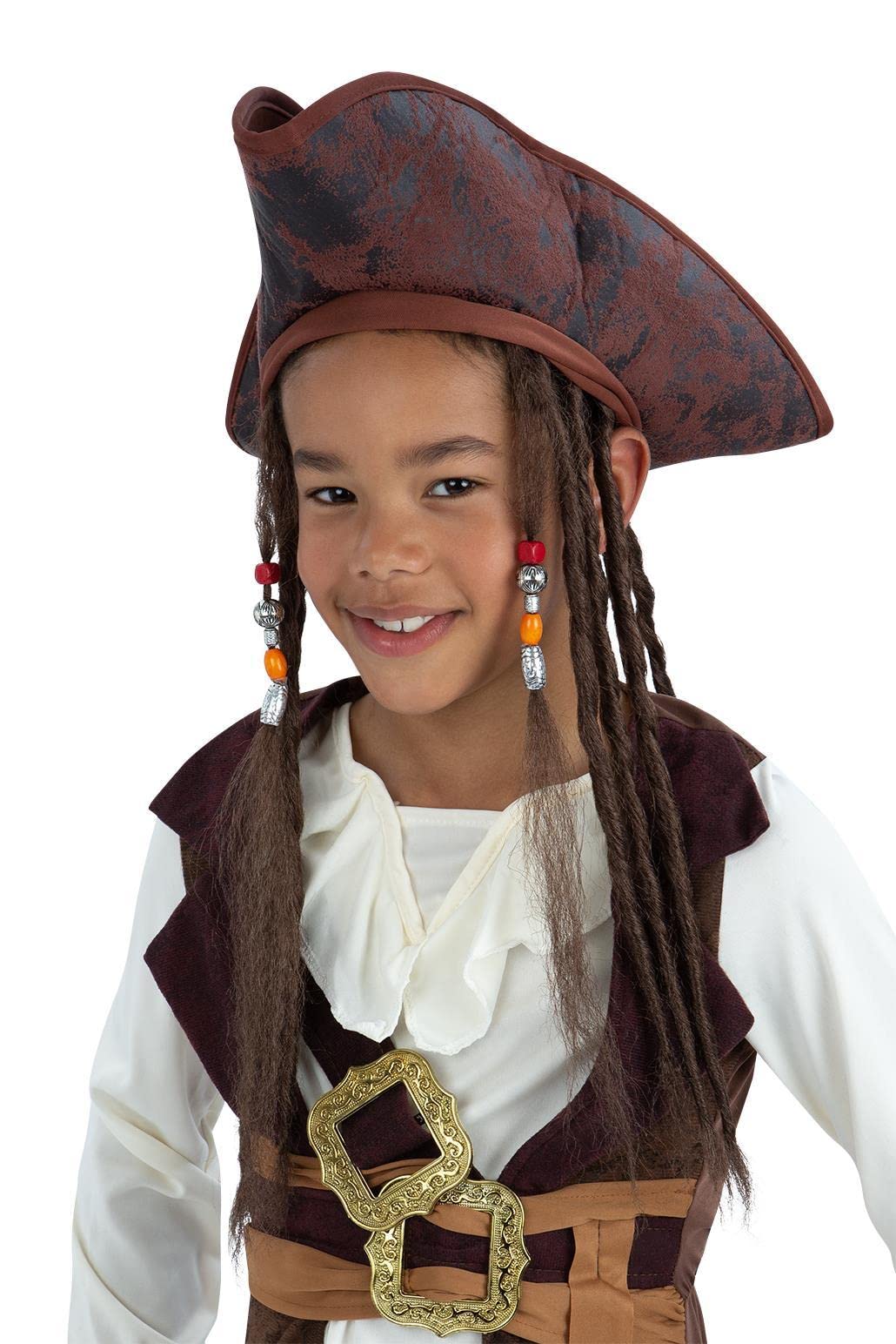 Kids Pirate Hat With Dreadlocks