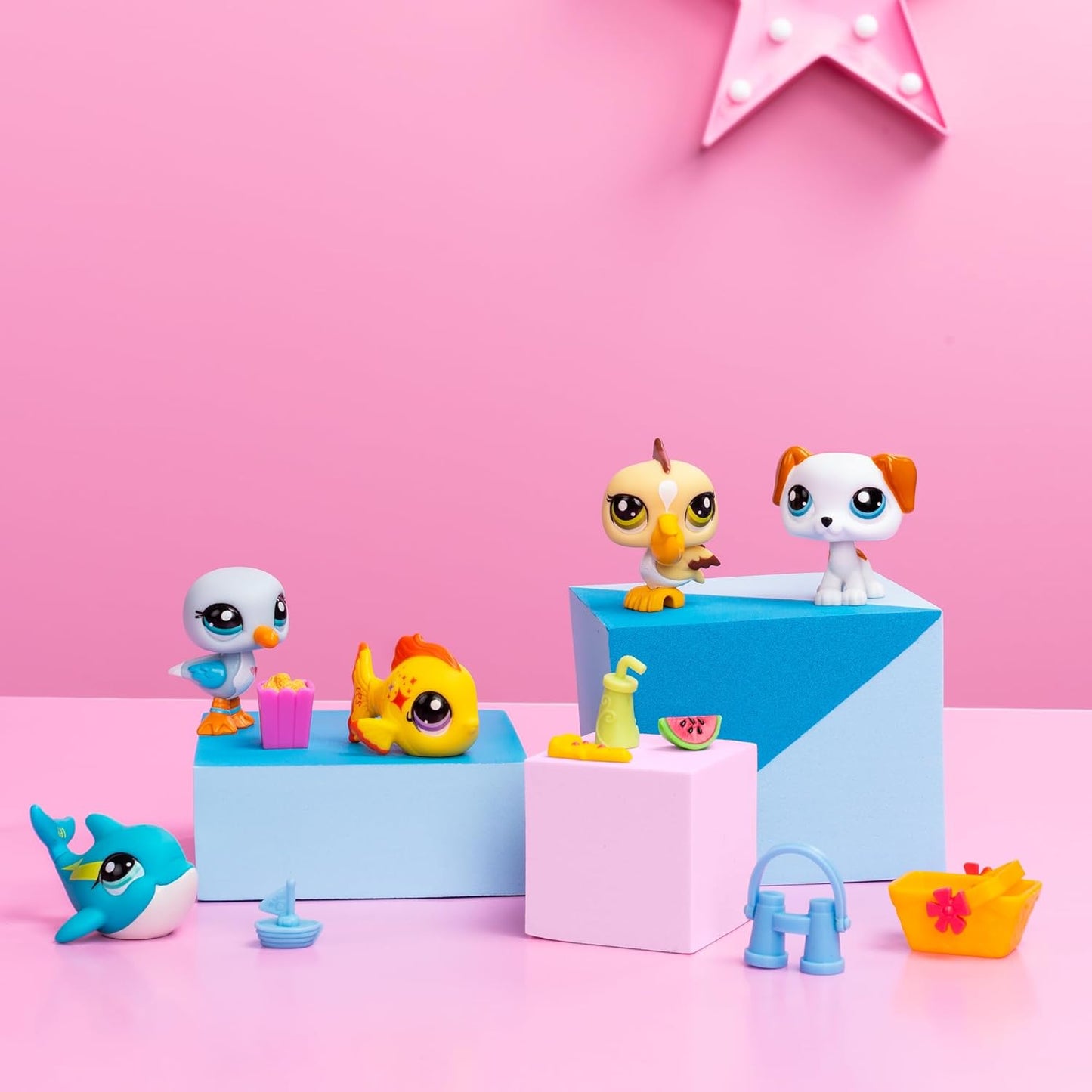 Littlest Pet Shop Zestaw Plaża 5 figurek