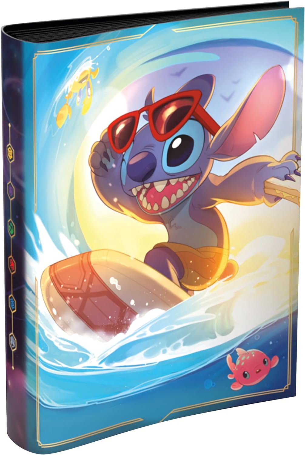 Ravensburger Disney Lorcana TCG Trading Cards for Adults and Kids Age 8 Years Up - Card Portfolio Stitch, Yellow