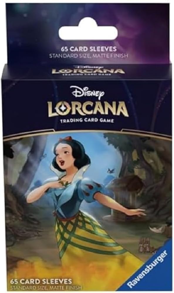 Ravensburger 11098361 Disney Lorcana Trading Game for Adults and Kids Age 8 Years Up-65 Snow White Card Sleeves-Set 4: Ursula's Return-TCG Accessories, One Size