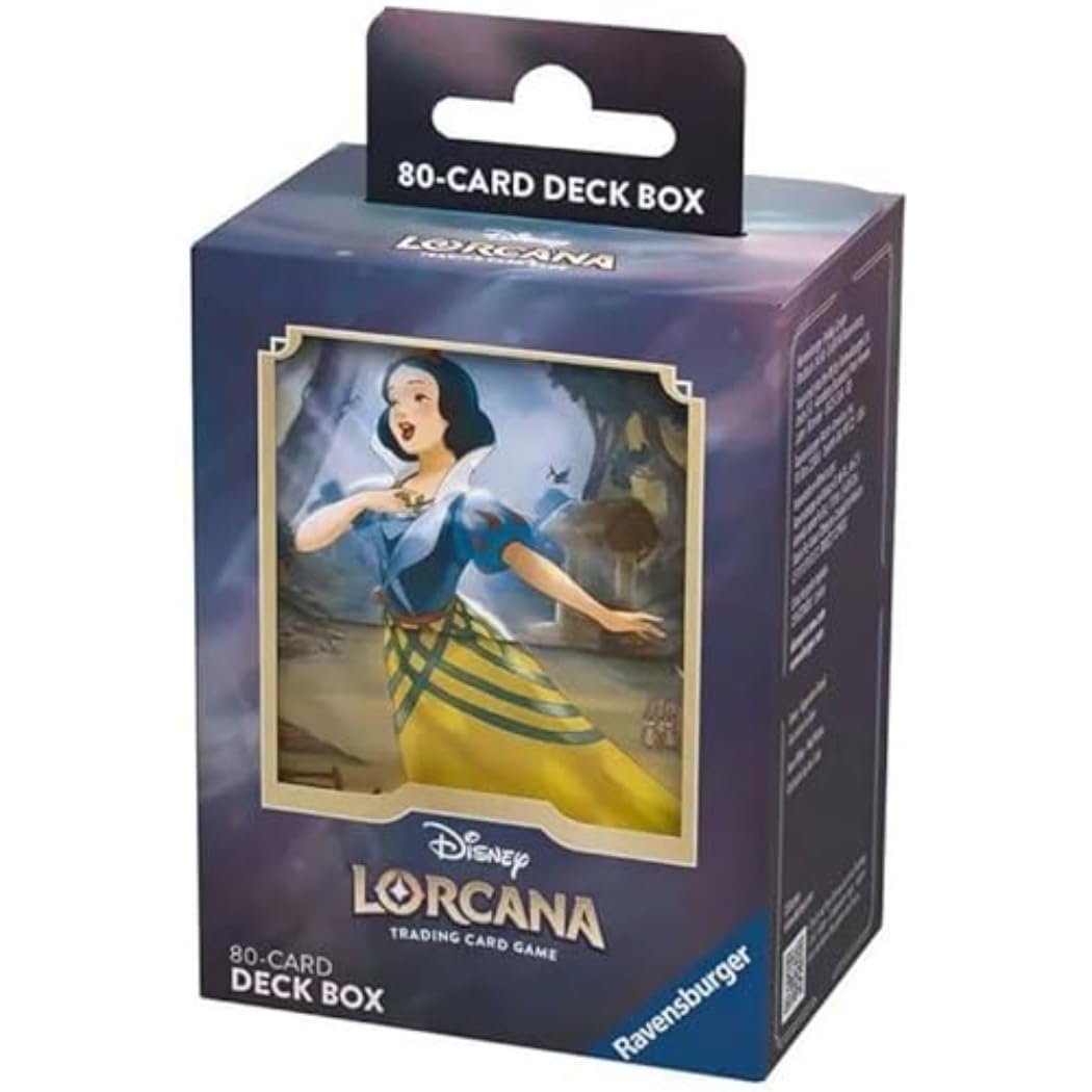 Ravensburger 11098363 Disney Lorcana Trading Card Game for Adults and Kids Age 8 Years Up-Deck Box Snow White-Set 4: Ursula's Return-TCG Accessories, One Size