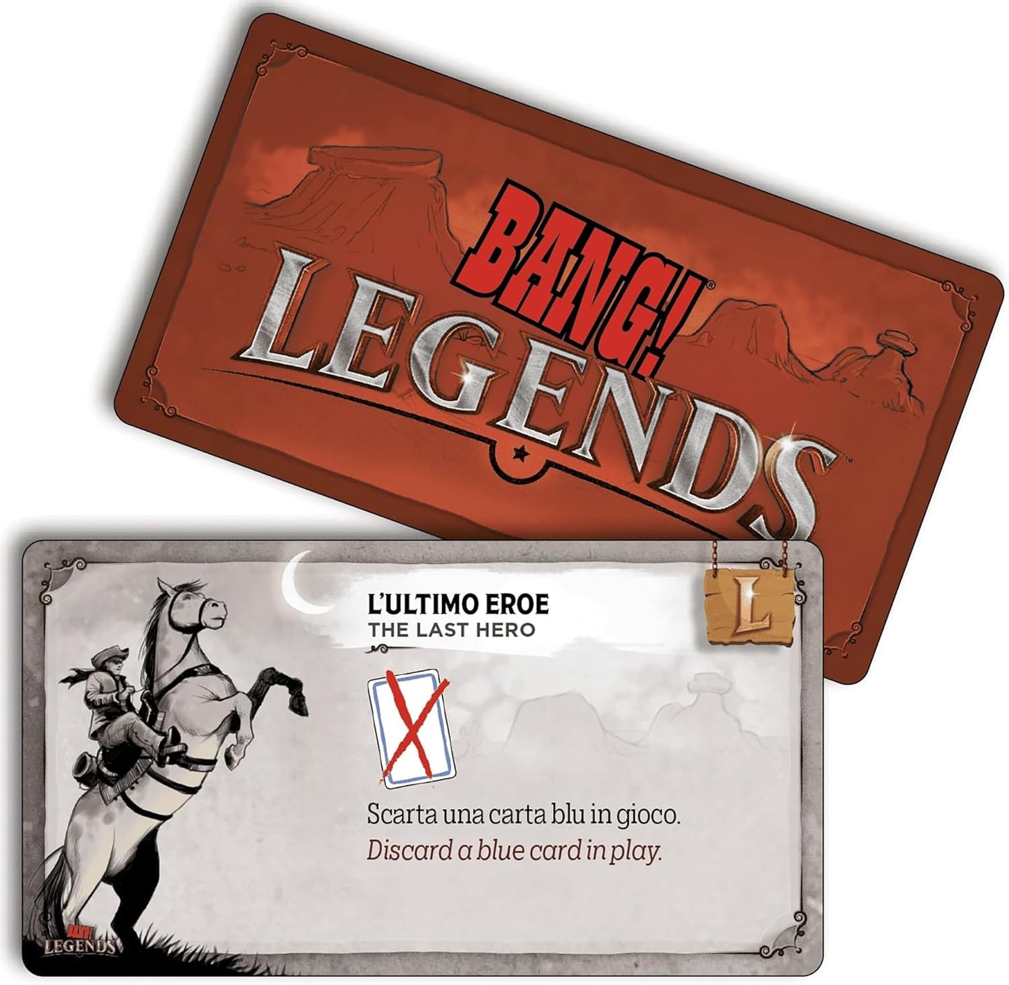 daVinci Editrice | Bang - Legends | Card Game | Ages 8+ | 4-7 Players | 30-40 Minutes Playing Time