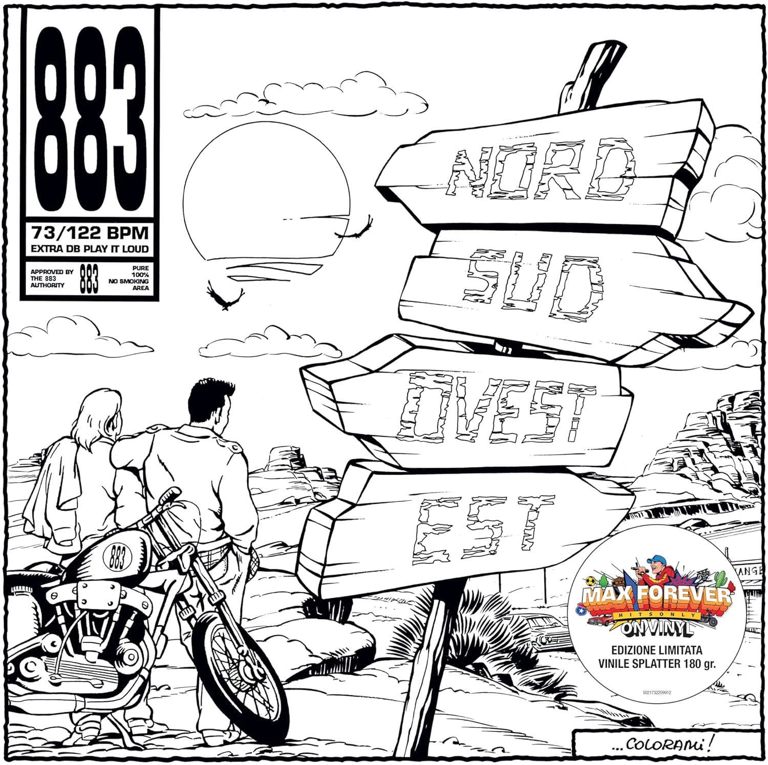 Nord Sud Ovest Est (Original Version 1993 - Vinile r. Splatter