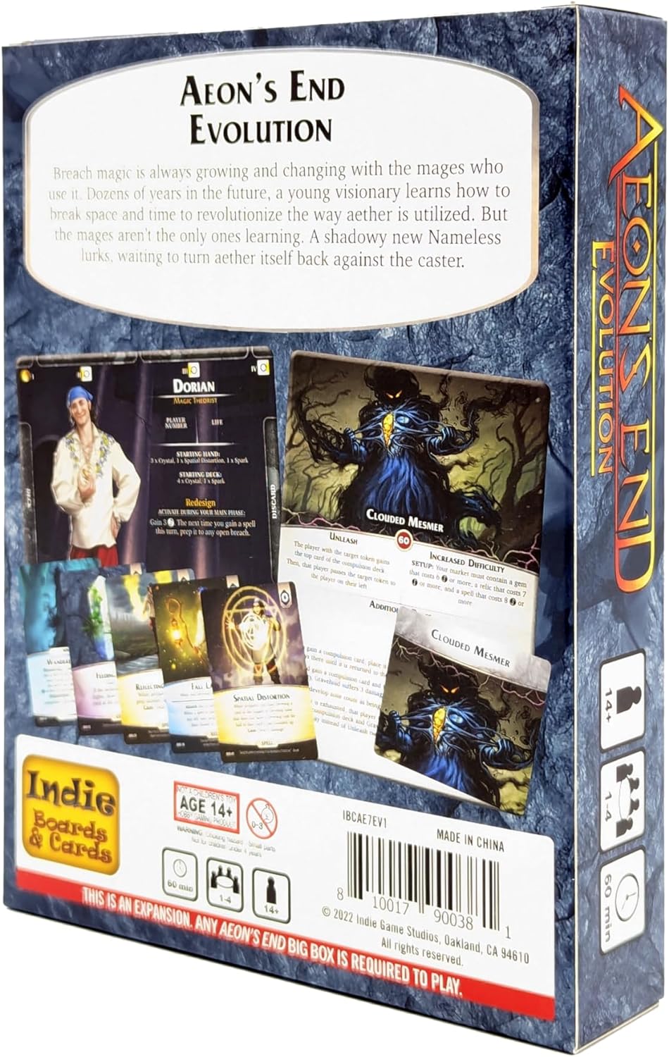 Aeons End: Evolution by Indie Boards & Cards, Strategy Board Game, for 1 to 4 Players and Ages 14+