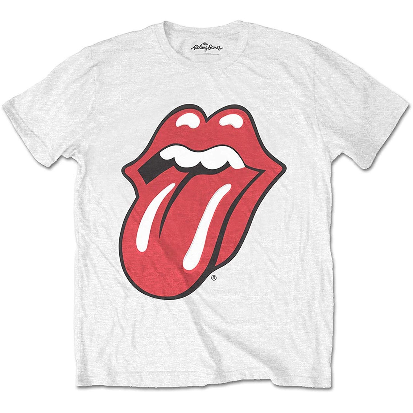 T-Shirt # S Kids White # Classic Tongue