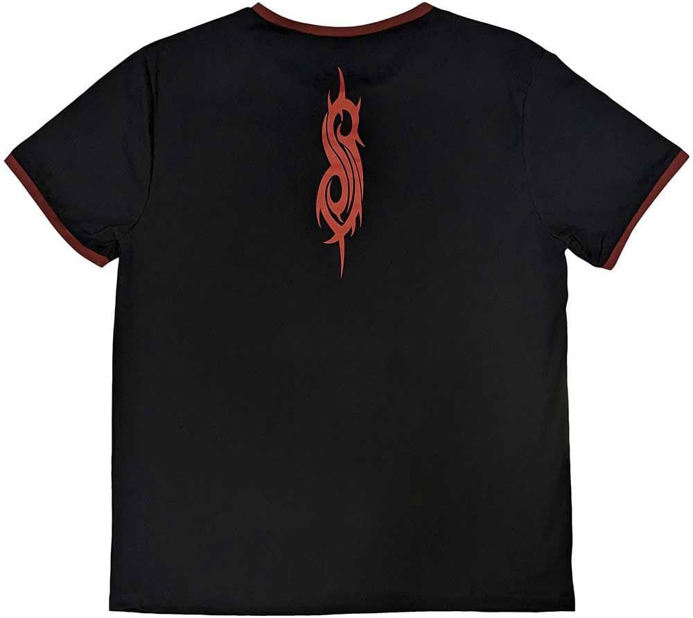 Rock Off officially licensed products Slipknot Band Logo Ringer T Shirt L Black