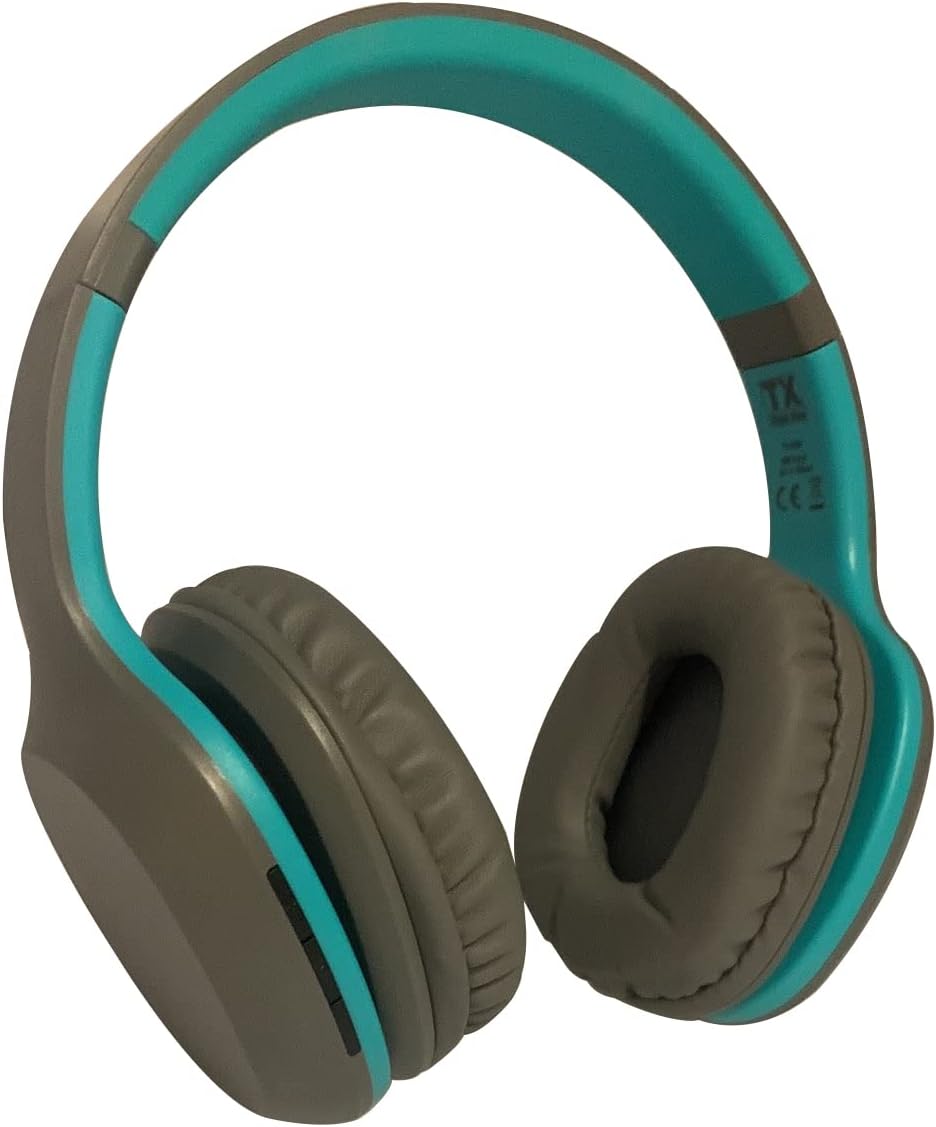 Xtra Bass Headset Grey Blue 36 Hours