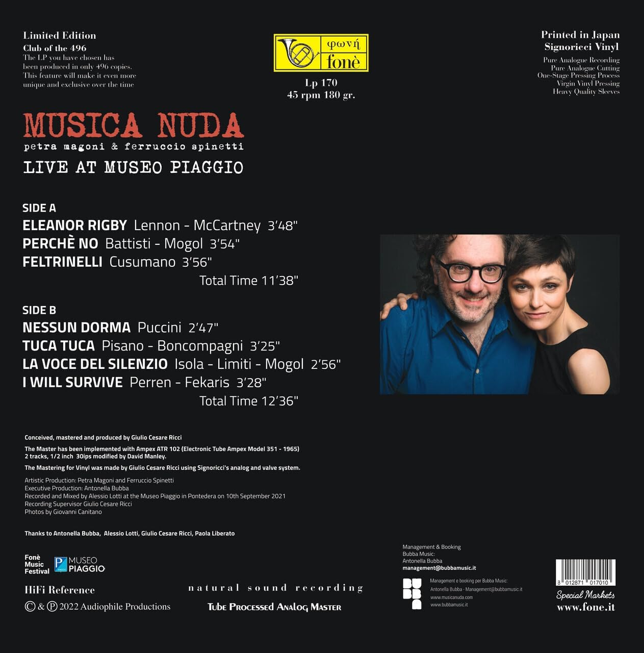 Live At Museo Piaggio (Color 45 RPM