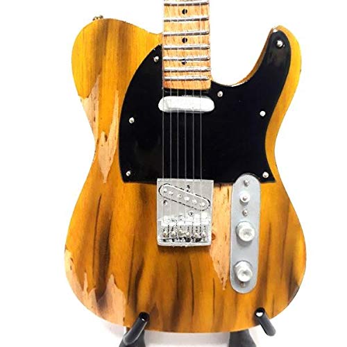 Mini Chitarra Da Collezione Replica In Legno -Rolling Stones - Ronnie Wood