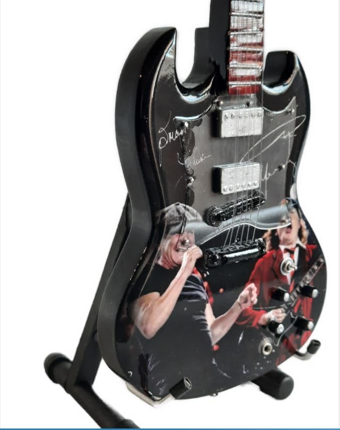 Mini Chitarra Da Collezione Replica In Legno