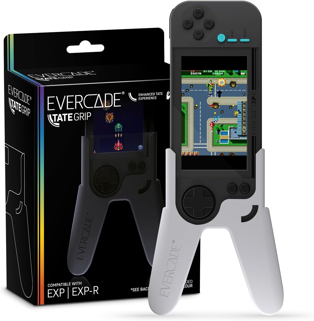 Evercade TATE Grip for the EXP and EXP-R White