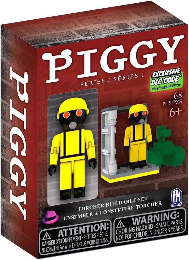 PIGGY - Torcher Figure Buildable Set - Torcher Building Brick Set Series 1 - Includes DLC