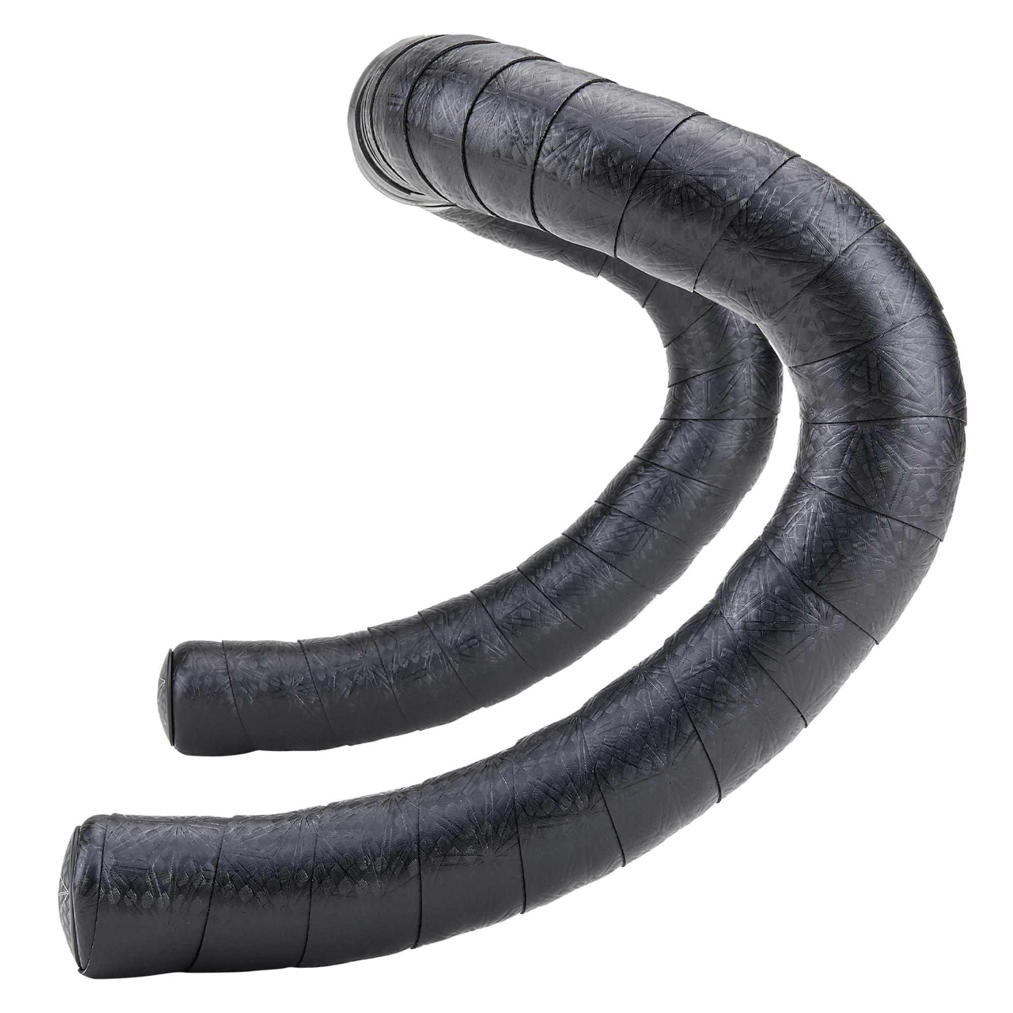 Supacaz Bling Bar Tape 2023 Black Carbon + Lazer Carbon Plugs