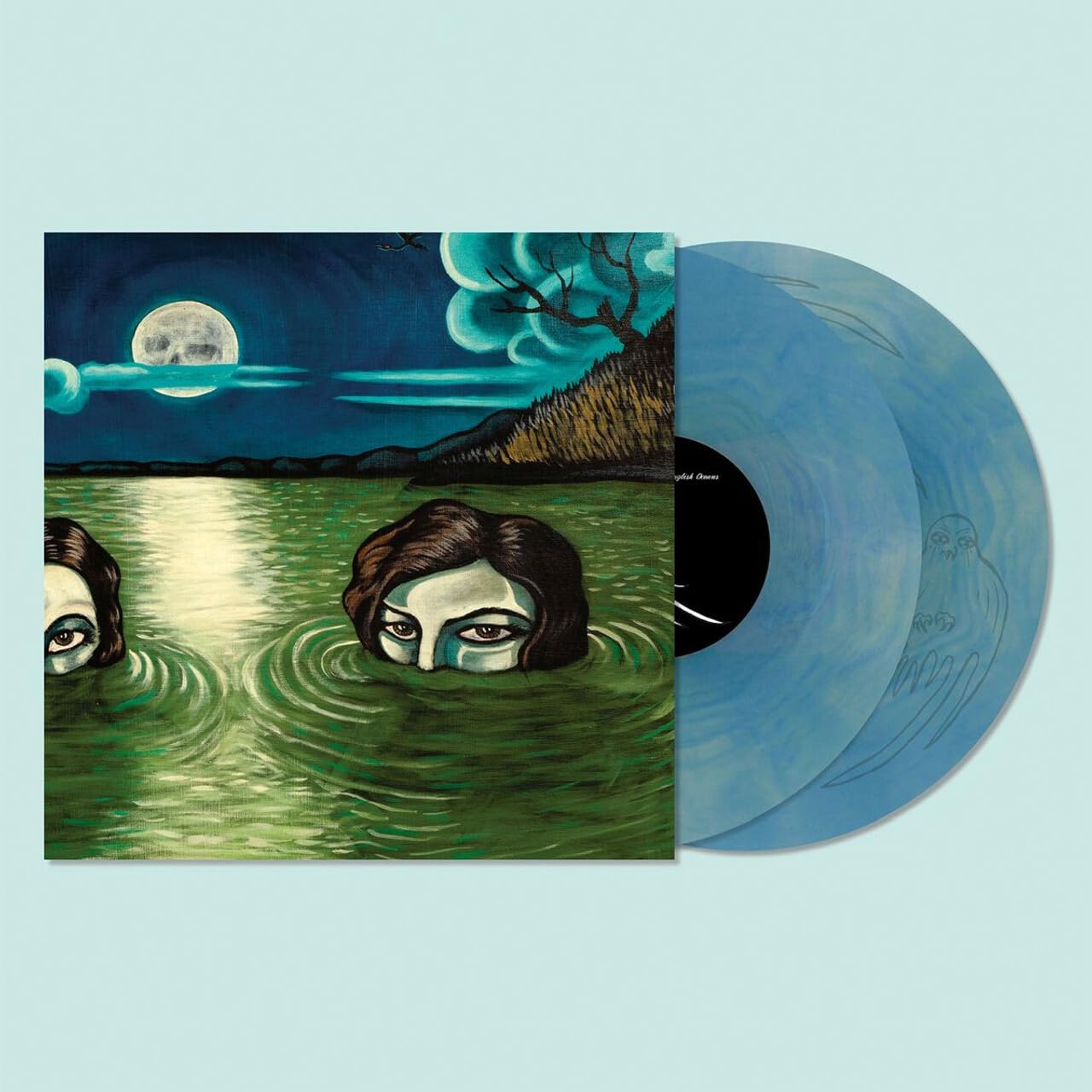 ENGLISH OCEANS (10-YEAR EDITION) SEA-GLASS BLUE W/ D-SIDE ETCHING)