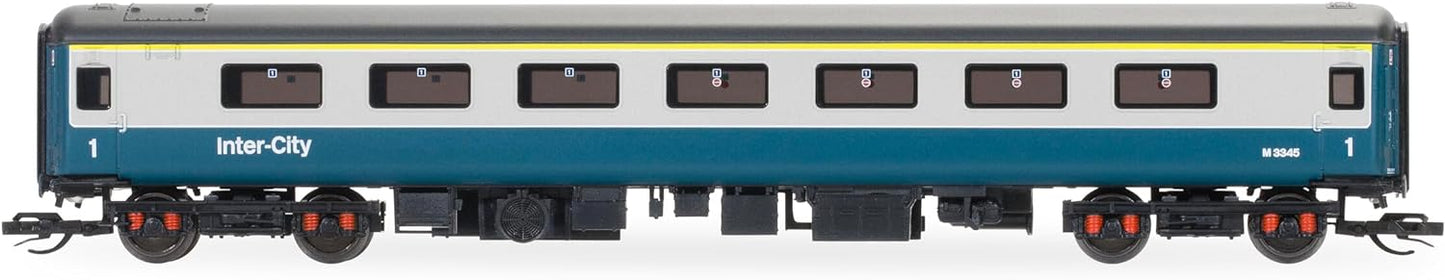 Hornby TT:120 TT4018 BR, Mk2F First Open, M3374-Era 7 Railway-Rolling Stock Coach Packs, Blue