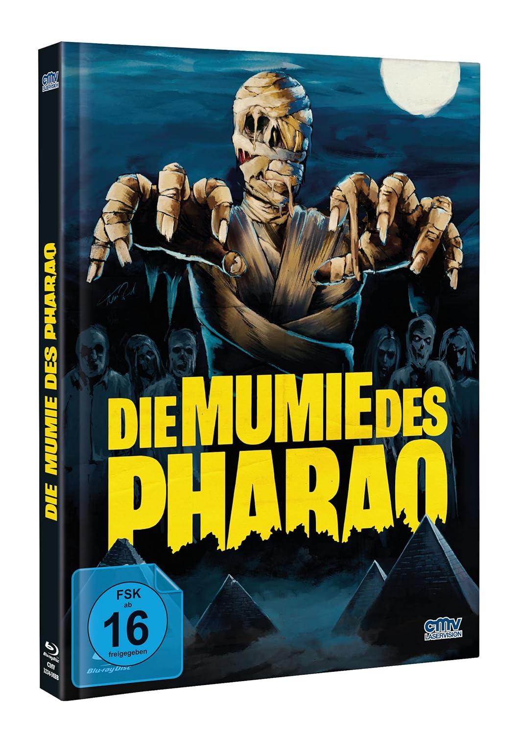 Die Mumie des Pharao - Limitiertes Mediabook auf 222 Stück - Cover B (Blu-ray + DVD