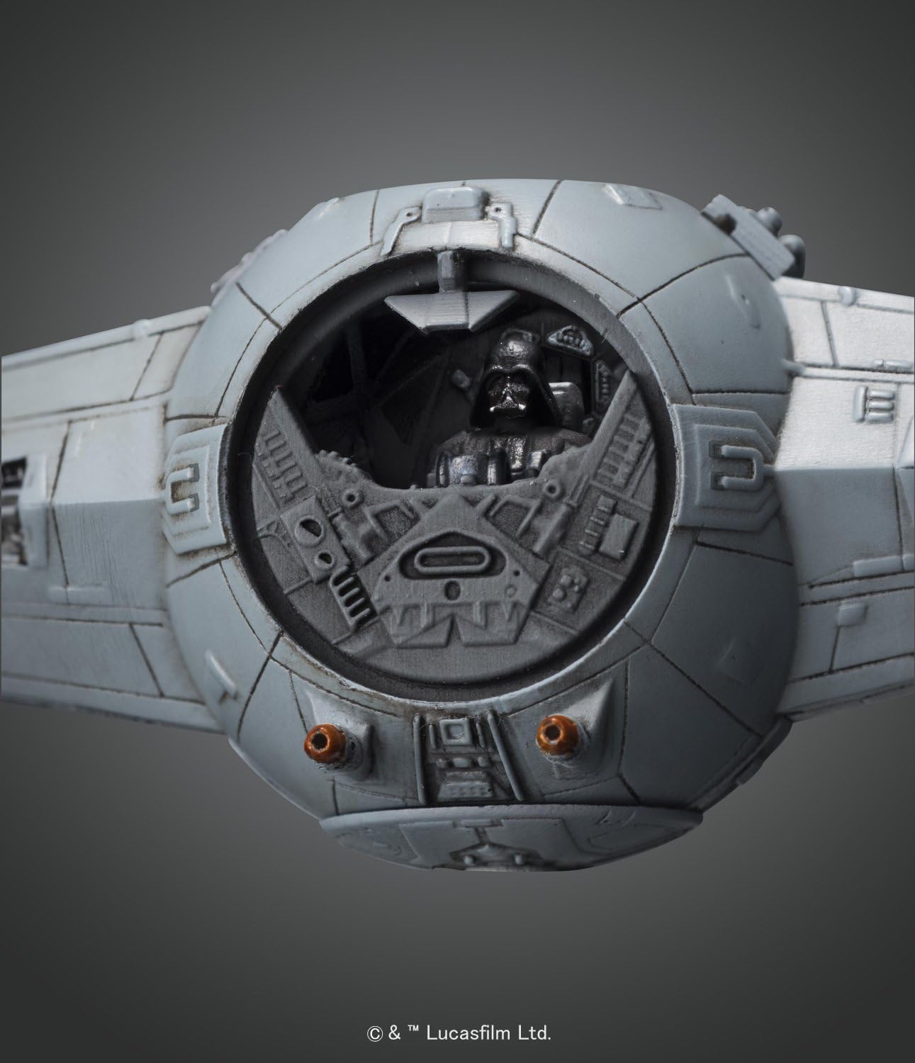 Revell (Bandai Original 01214 Star Wars TIE Advanced x1 - Darth Vader's TIE Fighter 1:72 Scale Unbuilt/Unpainted Plastic Model Kit