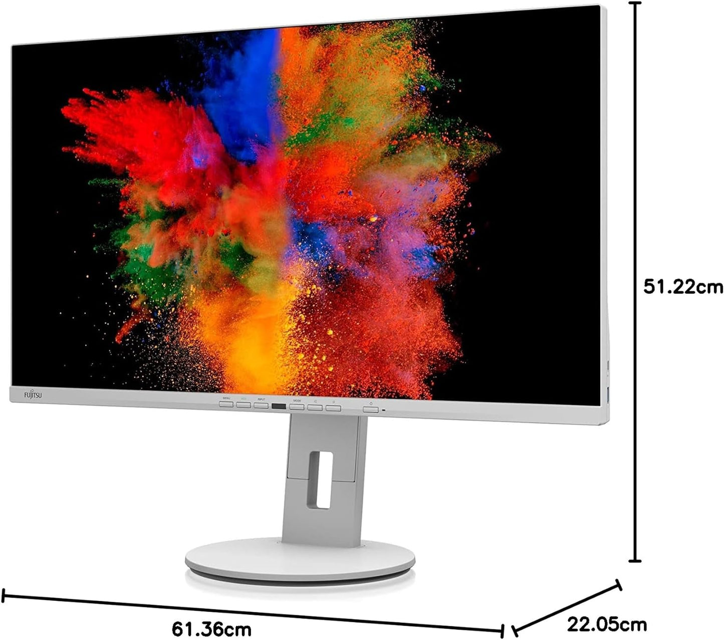 FUJITSU P2711 TE Monitor 68,6 cm (27,0 Zoll) schwa