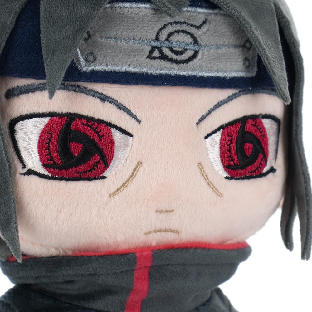 BARRADO Kuscheltier mit Naruto-Figuren 30zm - Naruto, Kakashi, Sasuke, Kurama, Naruto Six Path - Sammler-Edition - Super Soft Qualität (Itachi