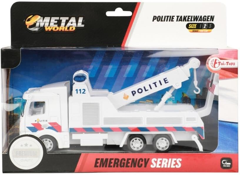 Toi-Toys Polizei Abschleppwagen Die Besetzung Niederlande ziehen zurück