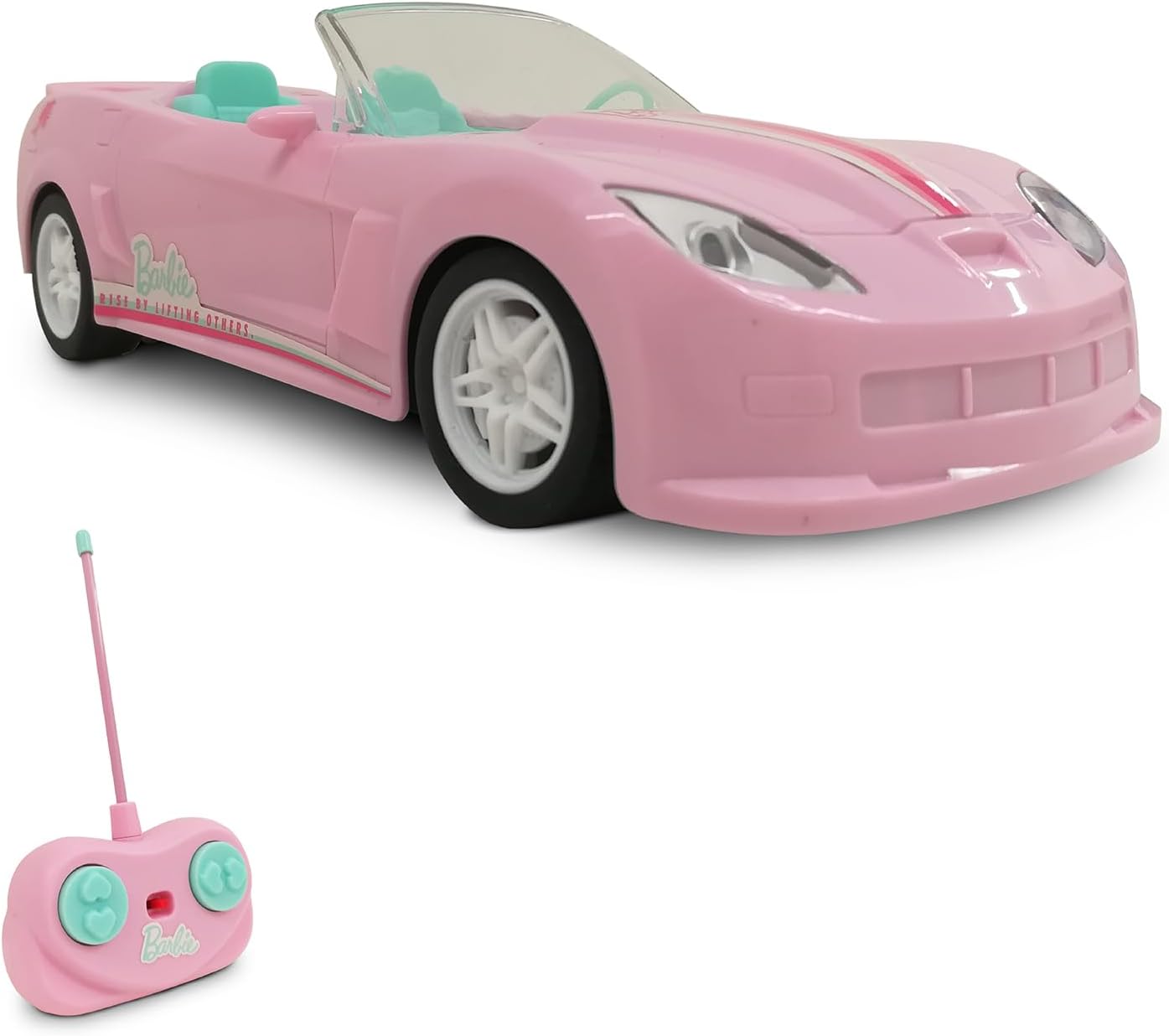 Mondo 63758 Motors-Radio Controlled BARBIE MINI CAR- Scale 1:24-2.4 GHz-63758, Pink, 1:24