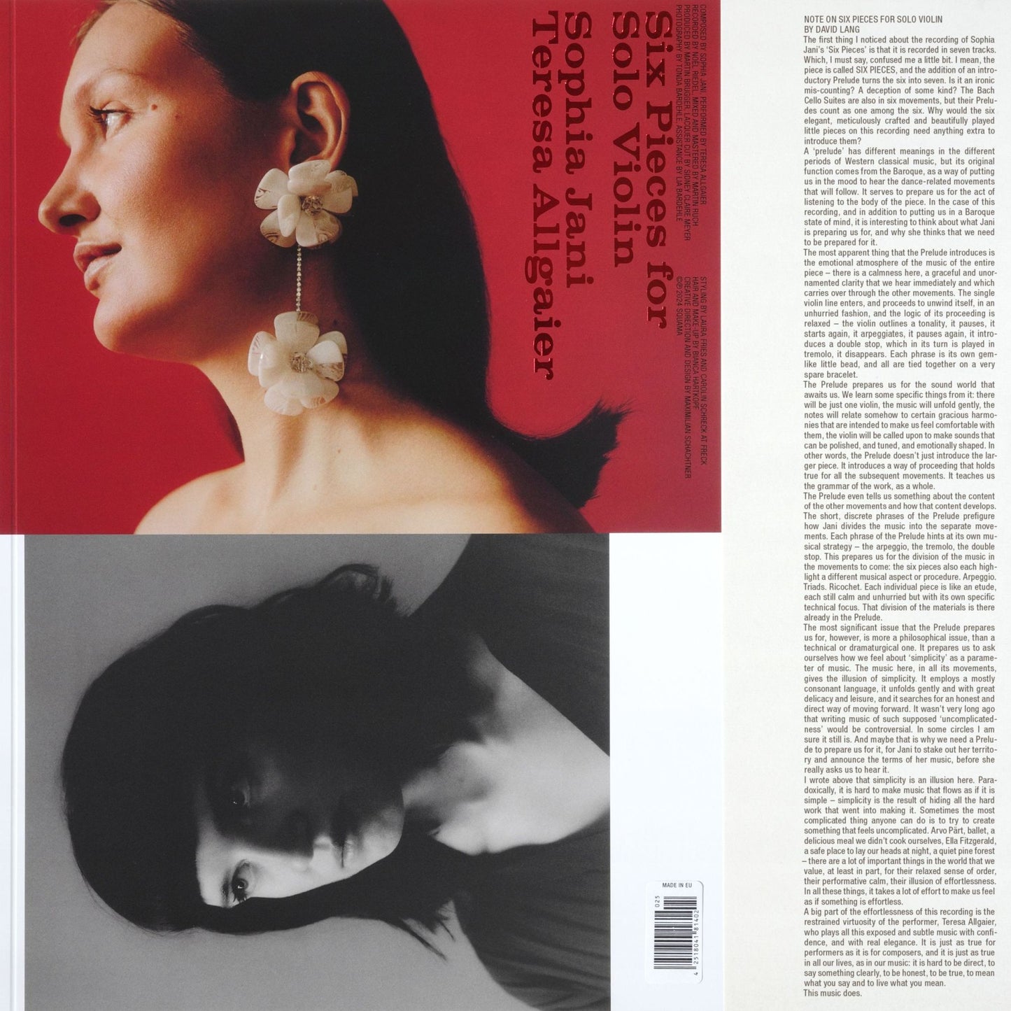 Sophia Jani: Six Pieces for Solo Violin