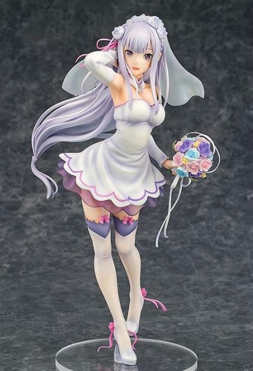 PHAT Re:Zero - Comenzando la vida en otro mundo- Estatuilla 1/7 Emilia Wedding Ver. 25 cm