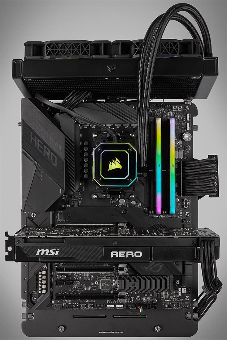 Corsair Vengeance RGB RT 64GB (2x32GB) DDR4 3600MHz C18 Desktop Memory (Dynamic RGB Lighting, Optimised for AMD 300/400/500 Series, Compatible with Intel 300/400/500 Series) Black 2 x 32GB
