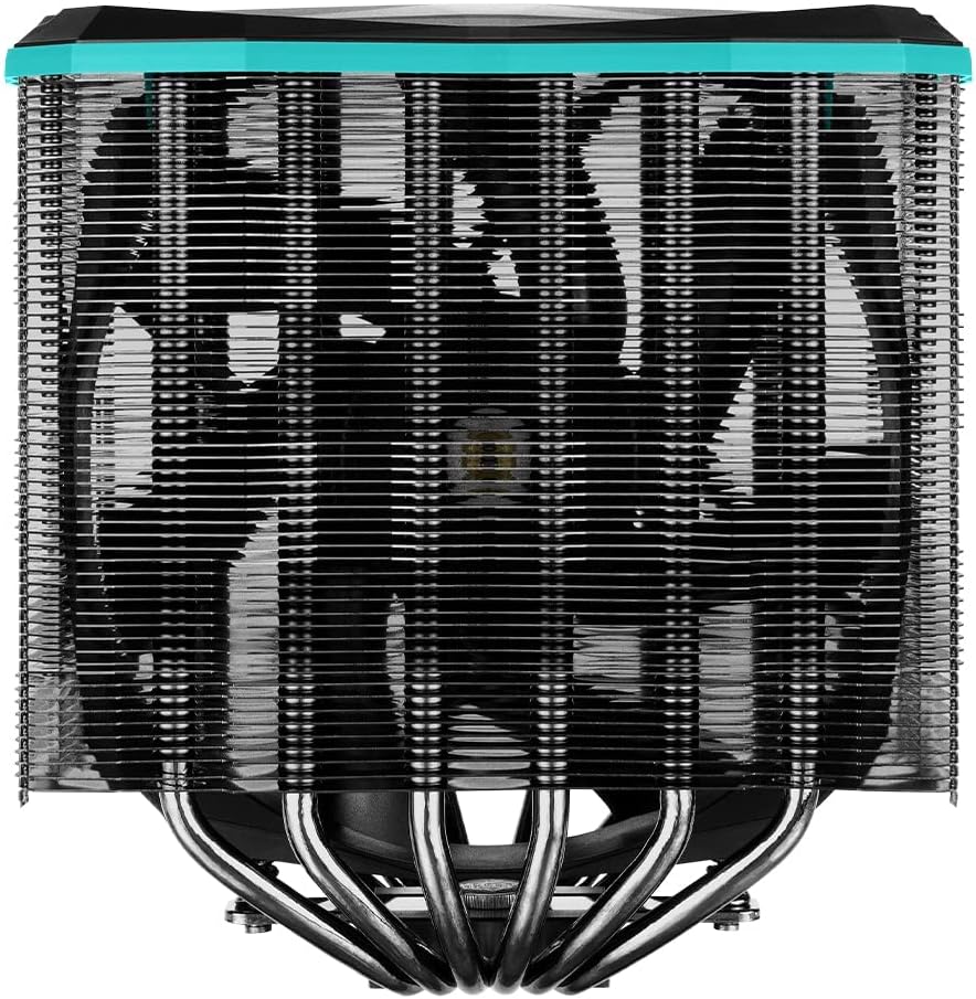 Iceberg Thermal IceSLEET G6 Stealth Heatpipe mit Ultra 140 mm Silent Fan Premium Hybrid CPU-Kühler kompatibel mit LGA 1700 & AMD5 u.a.