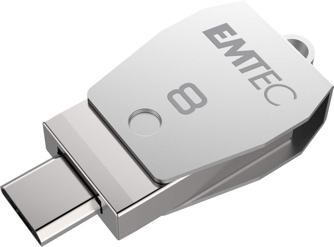 Emtec Dual USB2.0 Micro USB T250 8GB