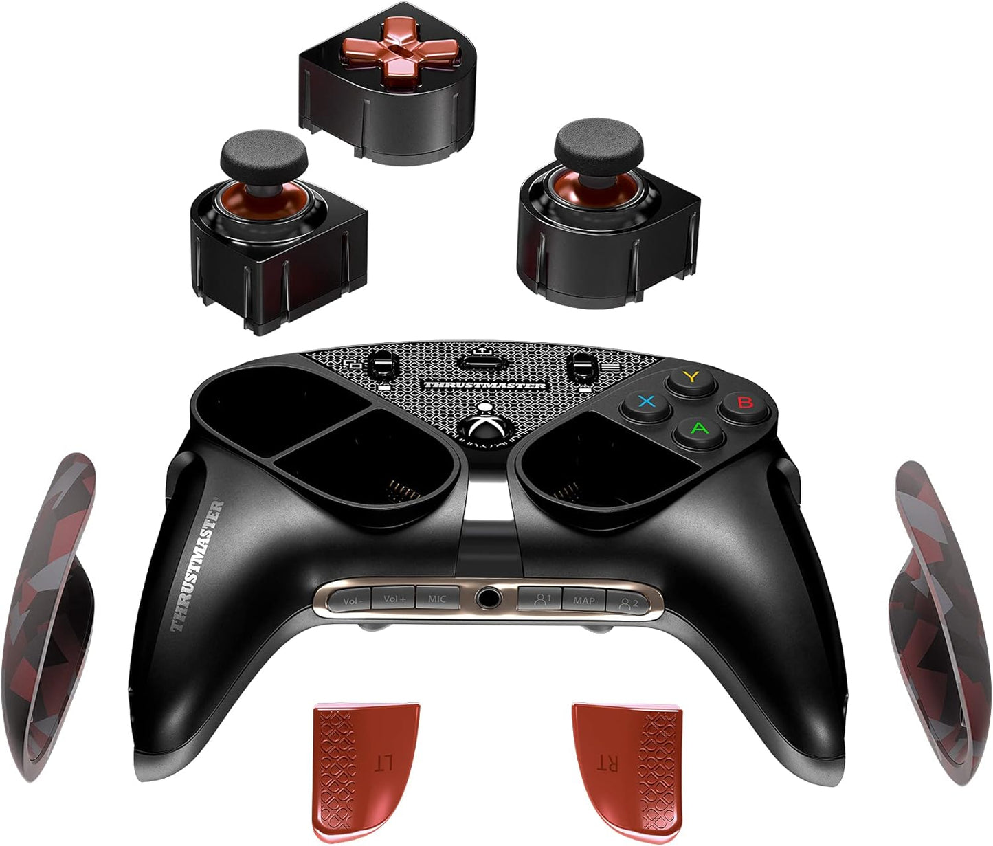 Thrustmaster ESWAP X RED COLOR PACK, Pack of 7 Red Camo Modules, Next Generation, NXG Mini-Sticks, Hot Swap, Compatible with ESWAP X PRO CONTROLLER (Xbox Series X|S and Windows
